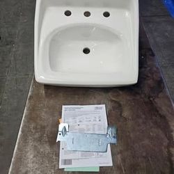 American Standard Bathroom Sink with Mounting Hardware (New in Box)
