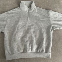 Grey Pullover Zip