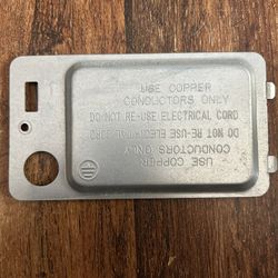 Samsung Dryer Terminal Box Cover Plate for #DV40J3000EW/A2