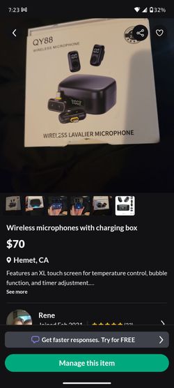 Wireless Lavalier Microphone Set