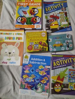 $40 kids learning books and activity