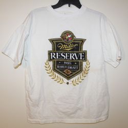 Vintage Miller Reserve Men’s Shirt Size Large 