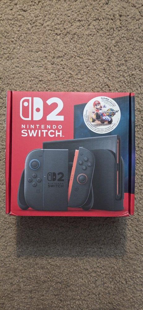 Nintendo Switch 2 Console MarioKart World Bundle - Brand New [Factory Sealed]