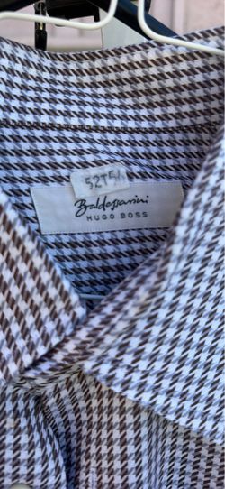 Baldessarini Hugo Boss Houndstooth Dress Shirt