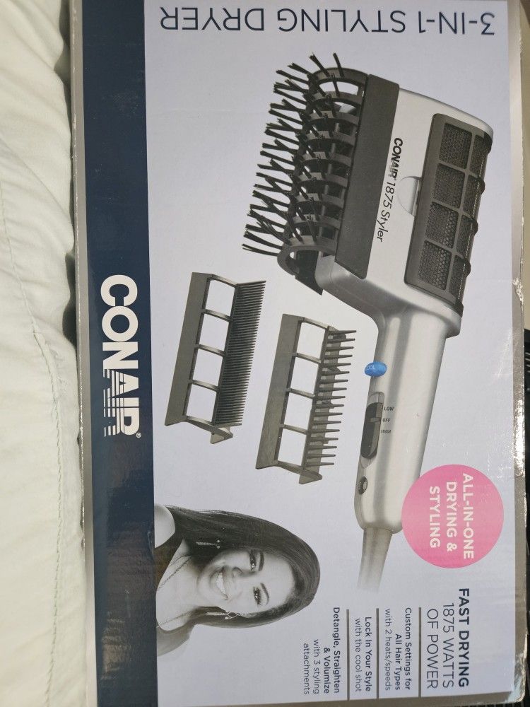 Conair 3 In 1 Styling Dryer Brand New Never Used