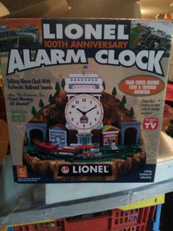 Lionel 100th anniversary alarm clock