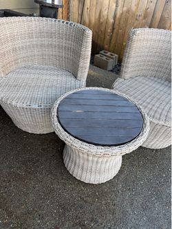 Three piece patio set