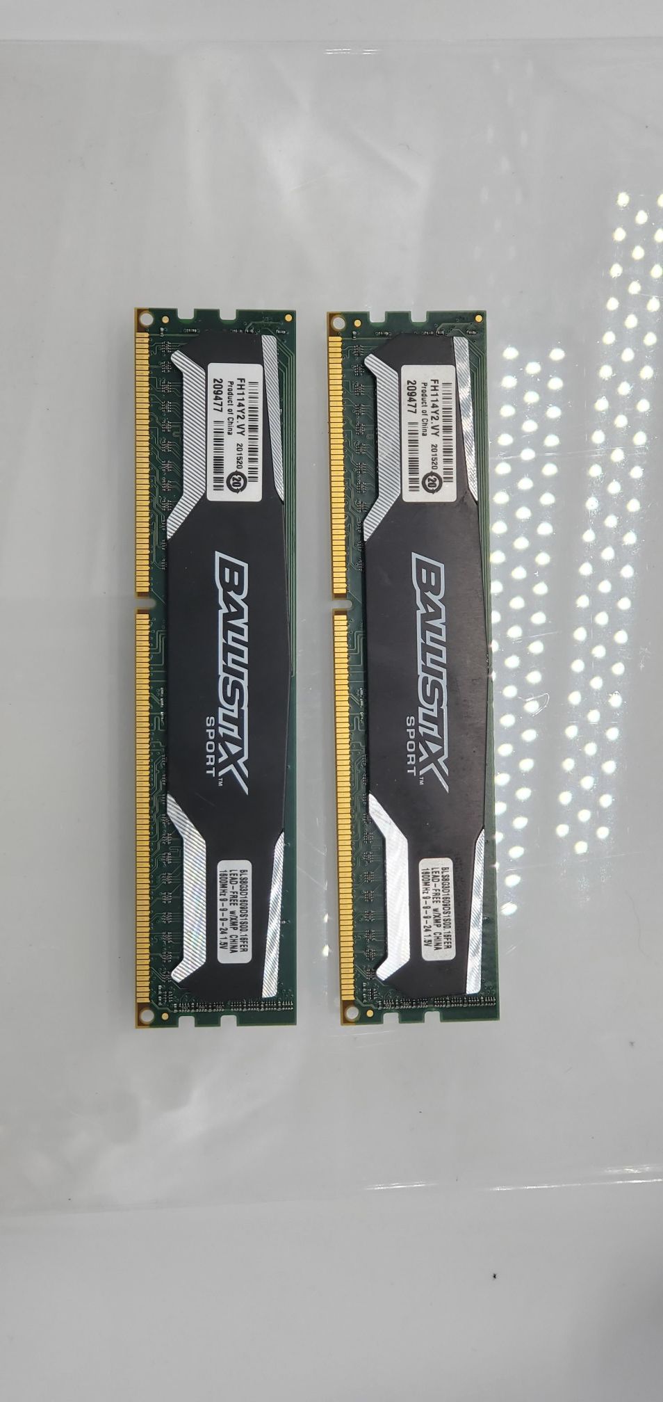 Ballistix 16GB 2X8GB DDR3 1600 BLS8G3D1609DS1S00.16FER XMP DIMM Desktop Memory