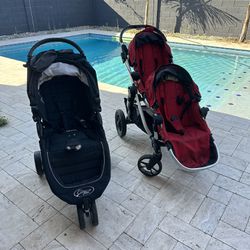 Baby Jogger Double and Single Strollers