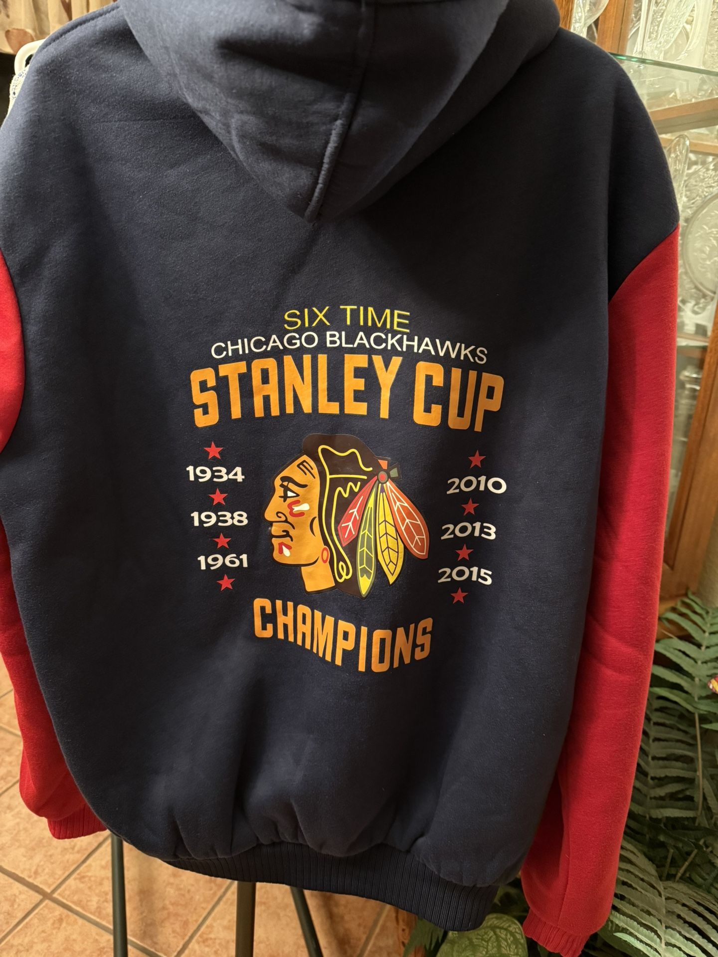 Chicago Blackhawks Jacket Zip Up Hoodie