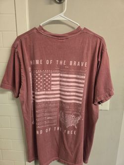 NFQ Land of the Free Comfort Colors T-Shirt - Size Large