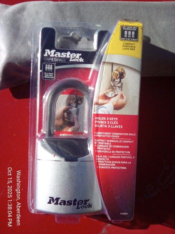 🔥 SALE PRICE $15 🔥Master lock 5406D $20