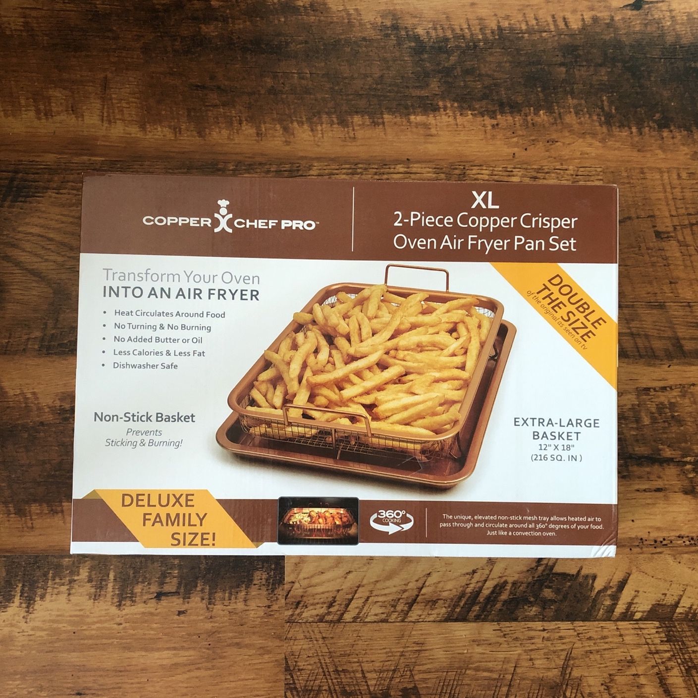 CAN THE COPPER CHEF COPPER CRISPER TURN MY OVEN INTO AN AIR FRYER