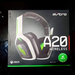 ASTRO Gaming A20 Wireless Headset Gen 2 for Xbox Series X | S, Xbox One, PC & Mac - White /Green

