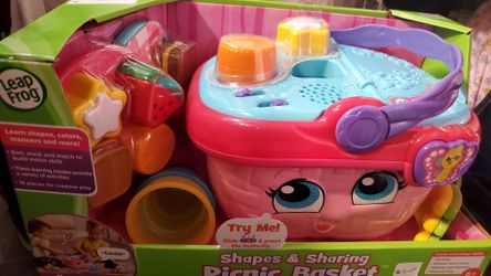 NEW Leap Frog Picnic Basket