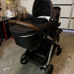 Graco Double Stroller W/ Bassinet 