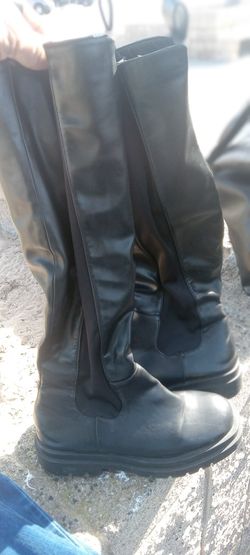Black Leather Boots