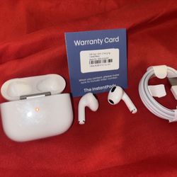 Brand new 100% real authentic Apple Gen 3 Air pods with charger and box