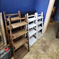 $50 Each .Foldable Ladder Shelf (45"x13")