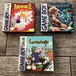 Gameboy/Gameboy Color Games, Boxes and Manuals