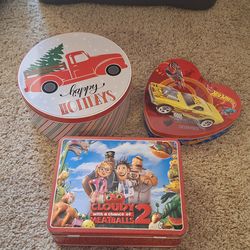 Metal Tins with Cloudy with a Chance of Meatballs Luncbox