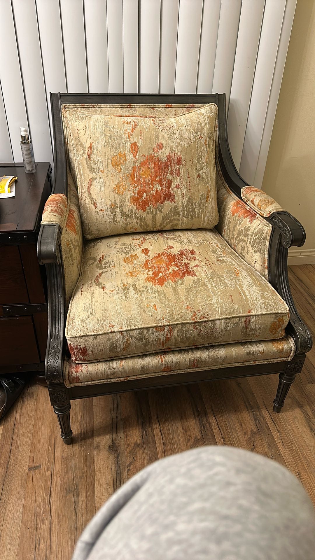 Ethan Allen To Chairs And Cal King Be Leather Headboard , Very Clean Mattress.  