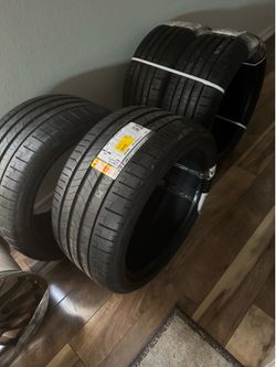 Porsche Panamera rims and tires x 4