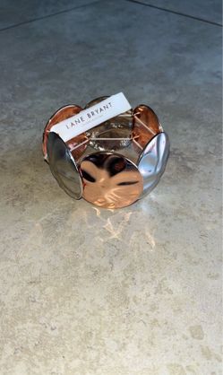 Lane Bryant Women’s Rose Gold and Silver Bracelet