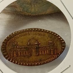 #263 Penny  Smached On Indian 1904