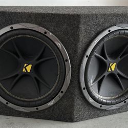 3 Kicker 12 Speakers. 