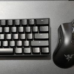 GK61 + Razer Deathadder V2