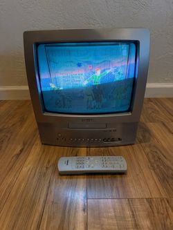 Toshiba MD13P1 13" CRT TV DVD Combo Retro Gaming w/ Remote Control