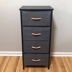 4 Fabric Drawer Dresser Organizer Storage Cabinet