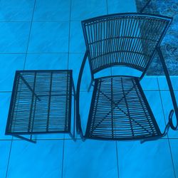 chair and coffee table