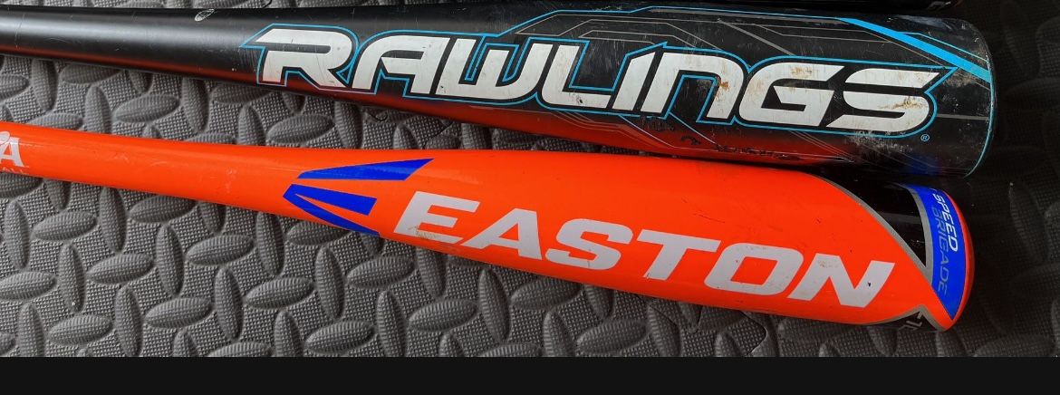 Youth Baseball Bats Lot Of 2