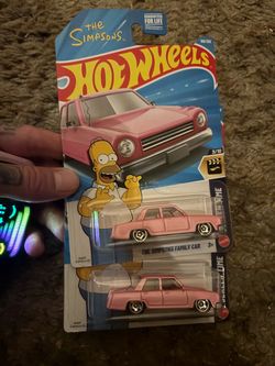 Hot Wheels The Simpsons Pink Car Screen Time