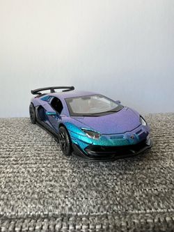 MSZ Blue Lamborghini Aventador SVJ – Brand New | Pull Back
