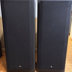 Vintage Mitsubishi M-S4200 3-Way Floor Speakers - 100W 8-Ohm