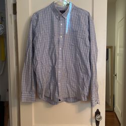 UNTUCKit Plaid Long Sleeve Button Up XL