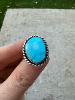 Turquoise sterling ring