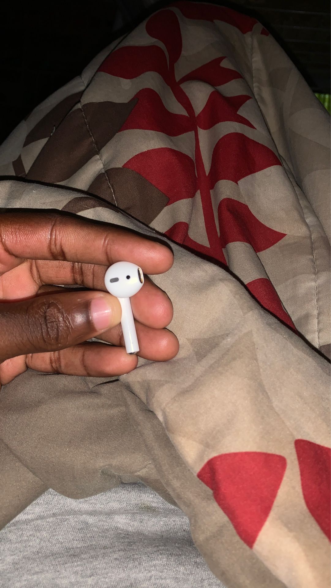 Left and right AirPods