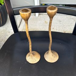 Gold Candle Holders 