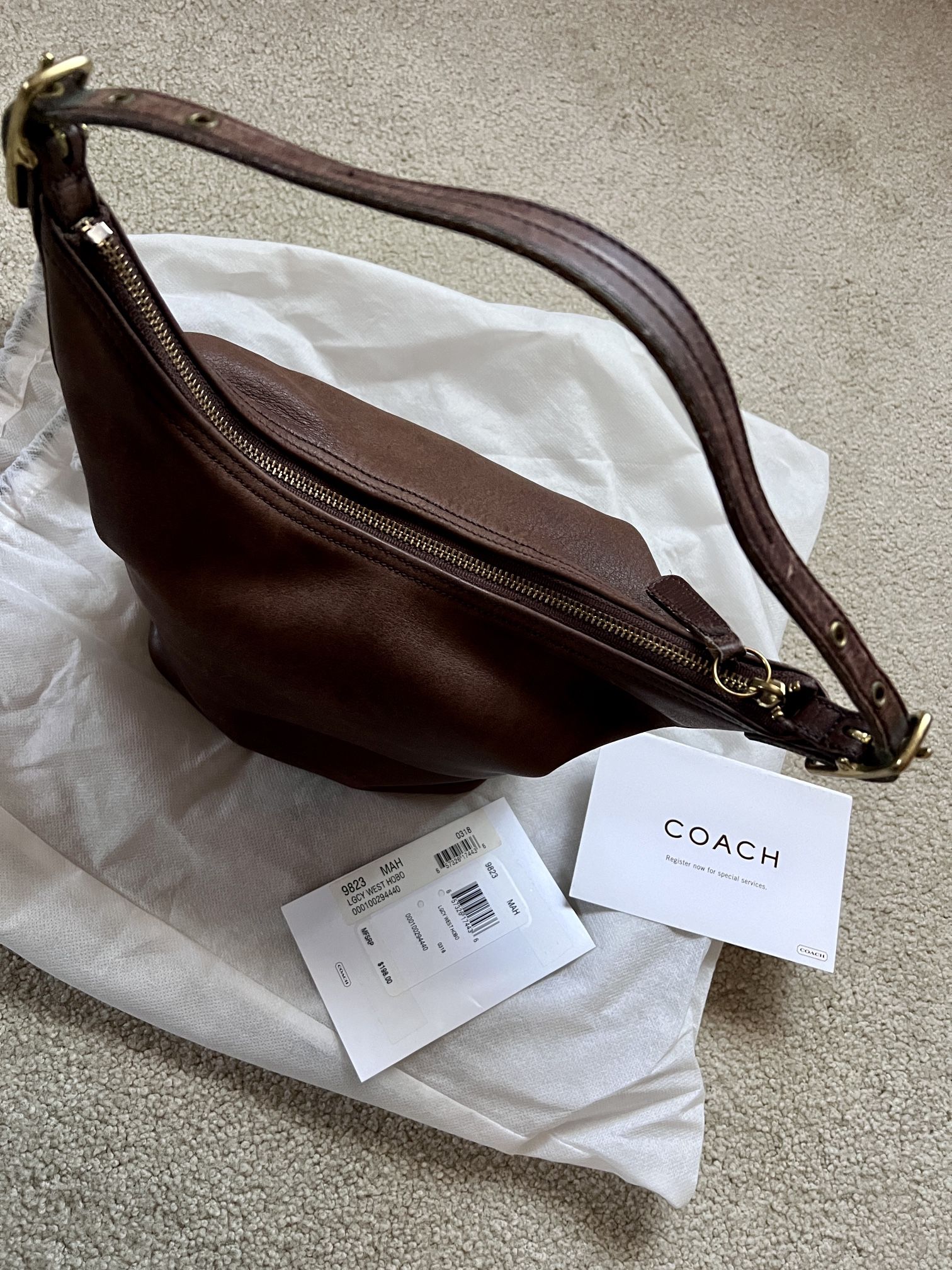 Coach Vintage Legacy West Hobo Shoulder Bag