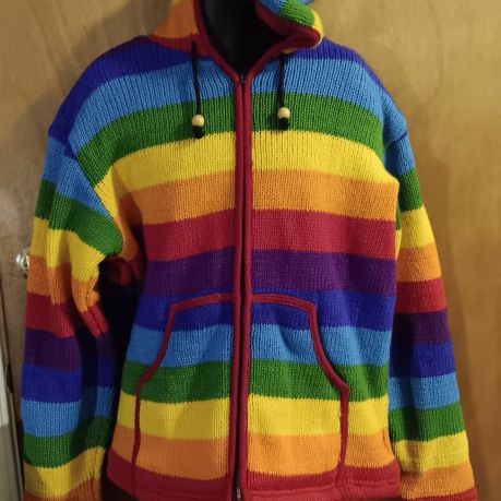 Rainbow Sweater Jacket