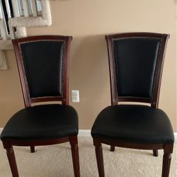 Mahogany chairs