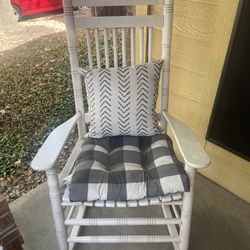 White Rocking Chair 