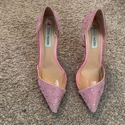 Pink Clear Heels 