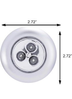 Tap Lights LED Push Lights Stick on Lights Portable Under Cabinet Lighting Battery Operated Wireless Kitchen Closet Counter Night Lights 10 packs