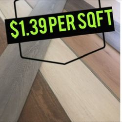 Waterproof SPC Vinyl Flooring – Only $1.39/sqft!