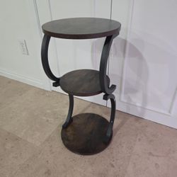 Brand New S- Shaped 3 Tier Round End Table 